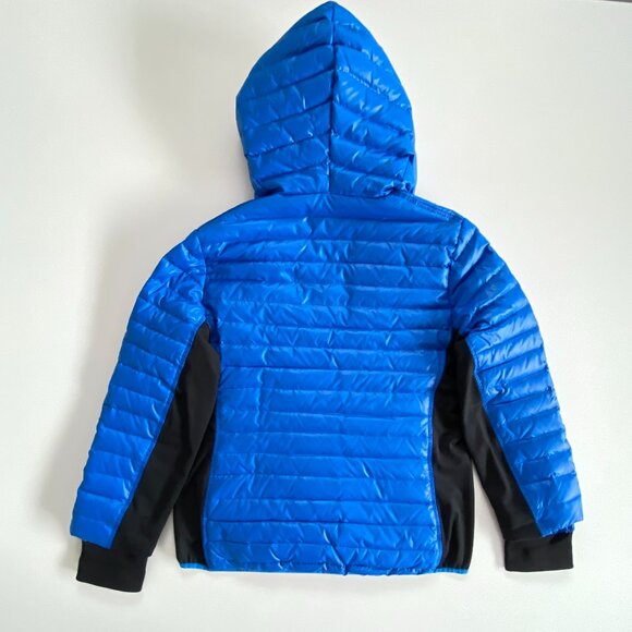 HBC Women's Sport Down Filled Puffer Blue Jacket SZ L - Picture 13 of 14